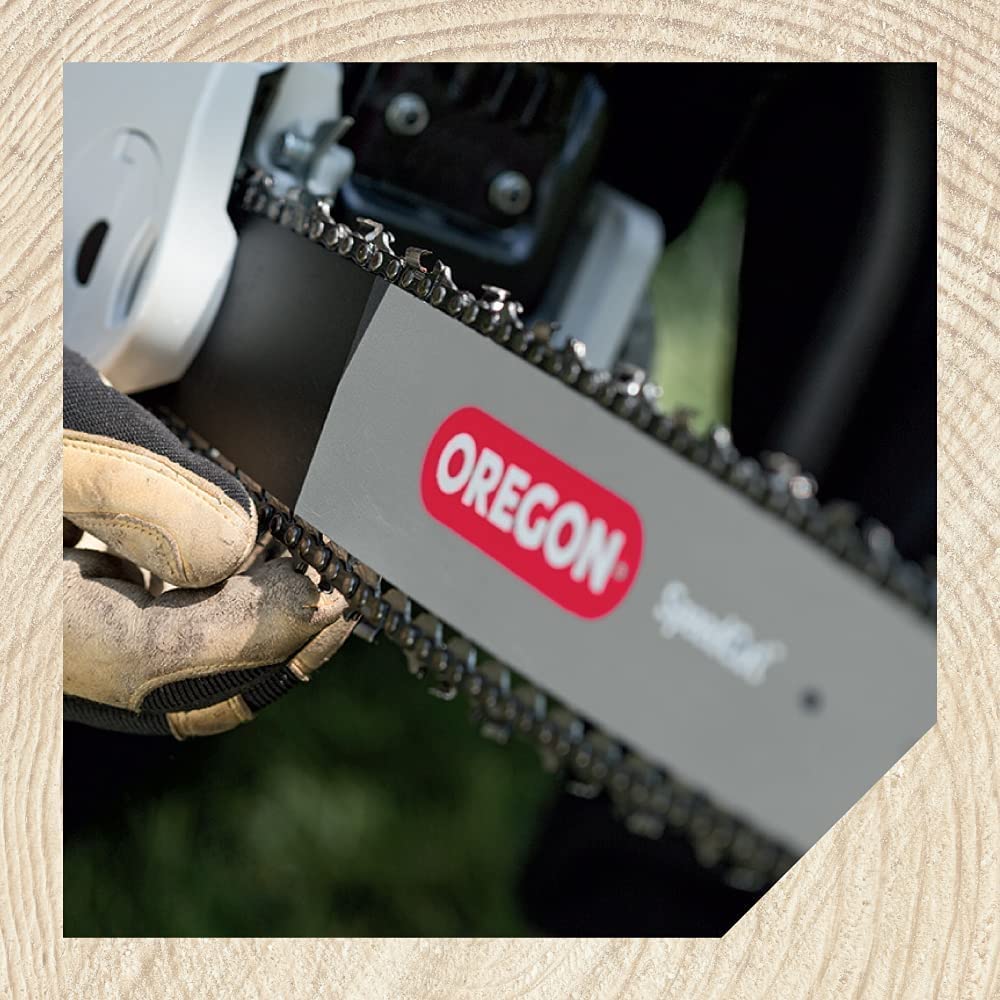 PowerSharp Oregon Chain & Stone Set Replacement for Portable Bar-Mounted Chainsaw Sharpener 541652, 52 Drive Link Chain (PS52)