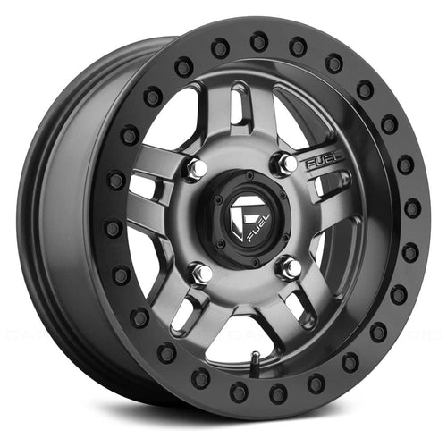 D918 Anza Fuel ATV/UTV 15x7 4x156 +13mm Gunmetal Wheel Rim