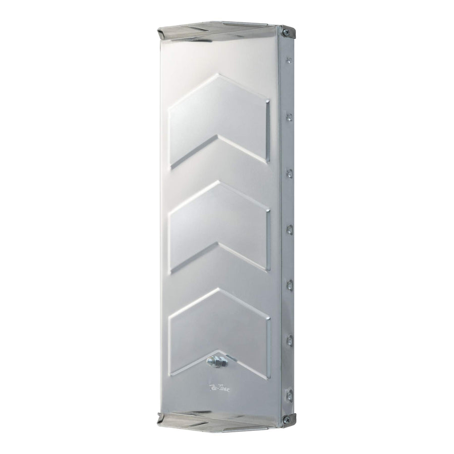 601142 Retrac 6 x 16-Inch Aluminum Embossed Chevron Semi Truck West Coast Mirror Head, Universal Driver or Passenger Side