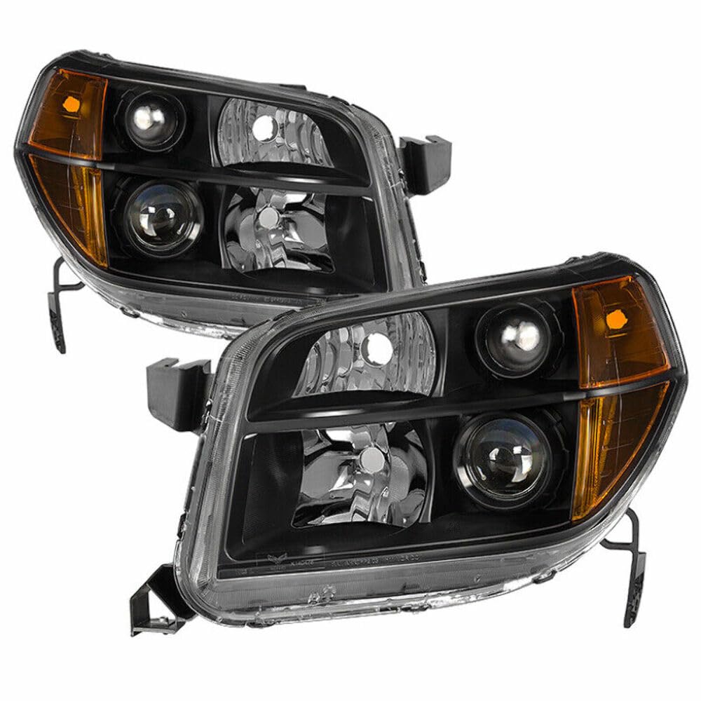 Headlight Xtune HD-JH-HPIL06-AM-BK (Honda Pilot 06-08 OEM Style s - Black)