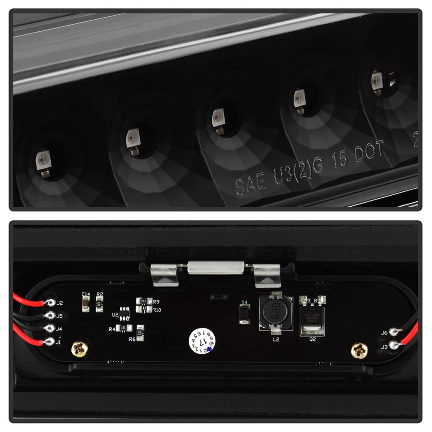 Tune 3Rd Brake Light Spyder Auto 9040849 Led Black Not Compatible with Factory Led Brake and Led Tail Light Models Tune 3Rd Brake Light