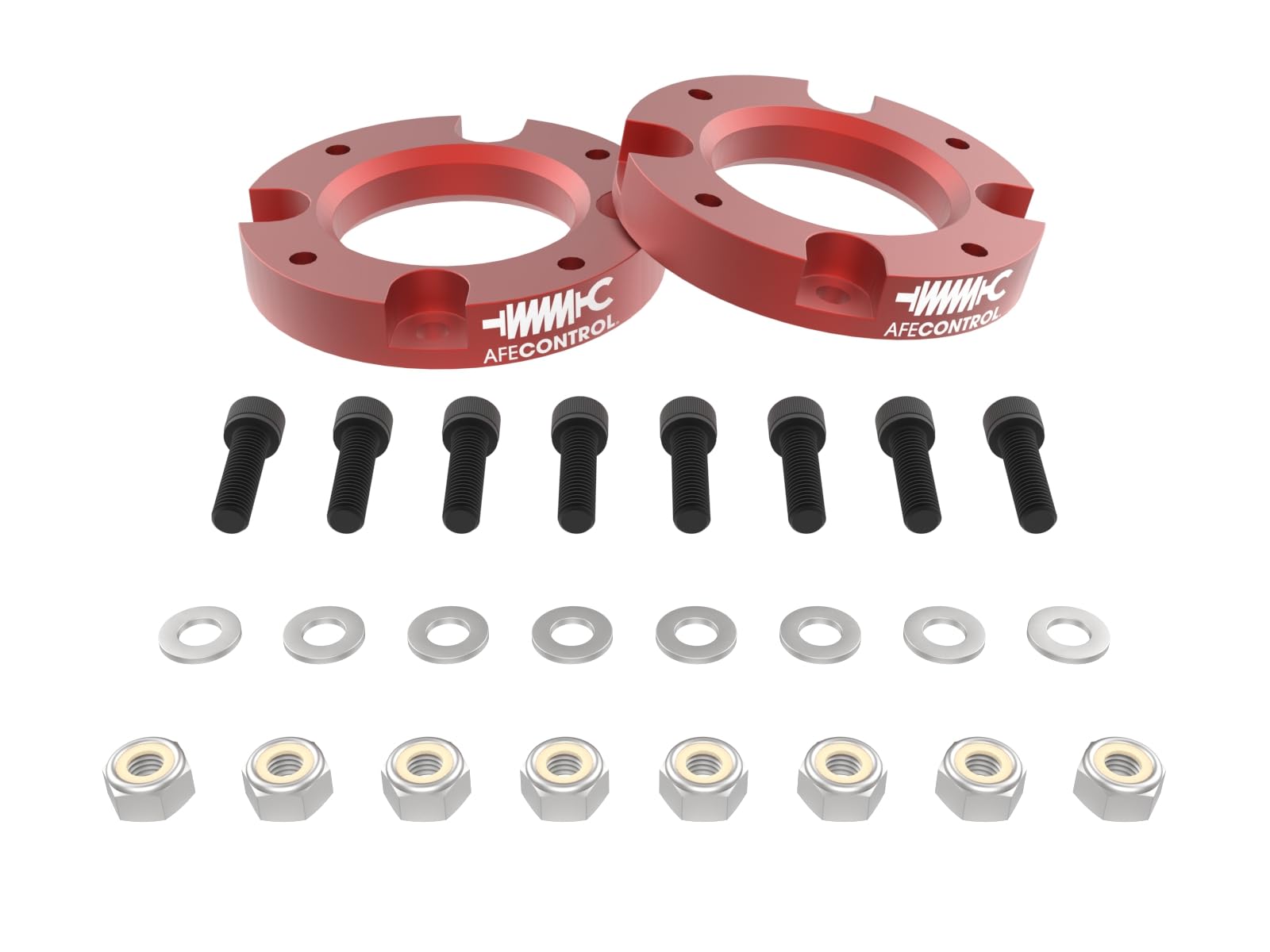 1.5 IN aFe CONTROL Leveling Kit Red - #416-72T010-R