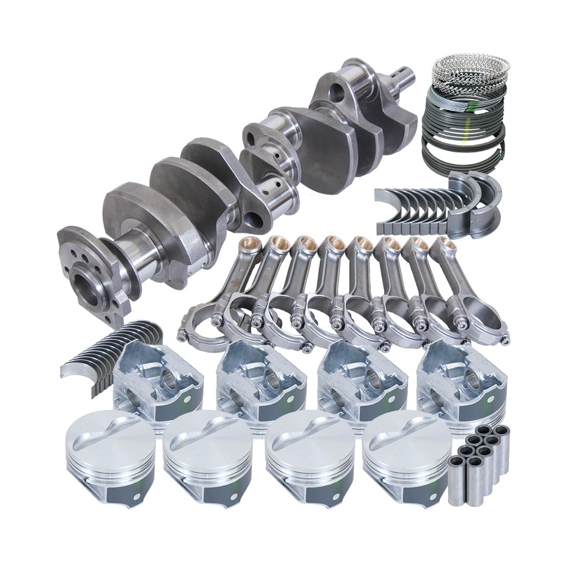 Balanced Rotating Assembly Kit Eagle B13202L06053: Chevrolet, 350-1 pc rear seal, 153 t
