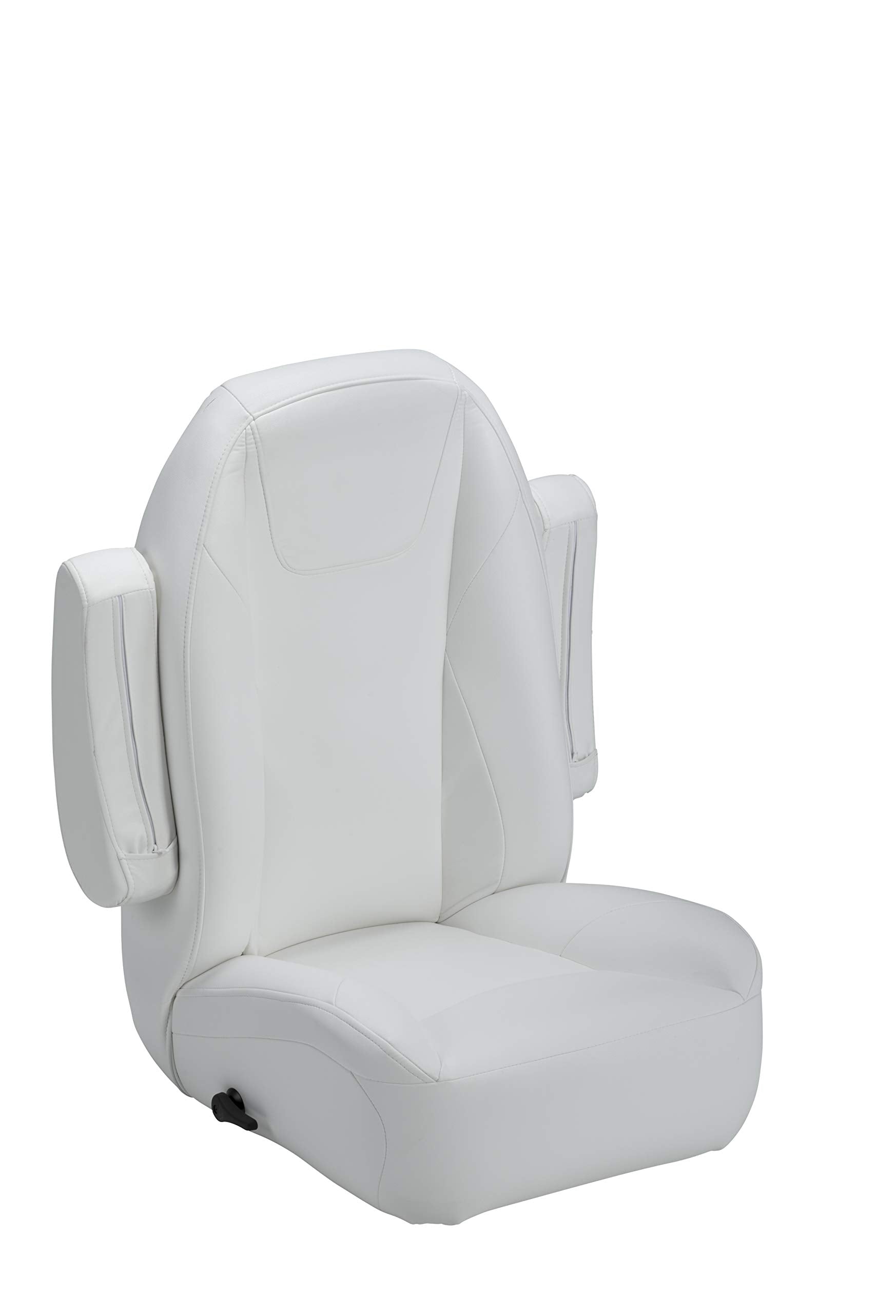 TaylorMade 674637 Platinum Series Furniture White High Back Recliner Pontoon Helm Seat