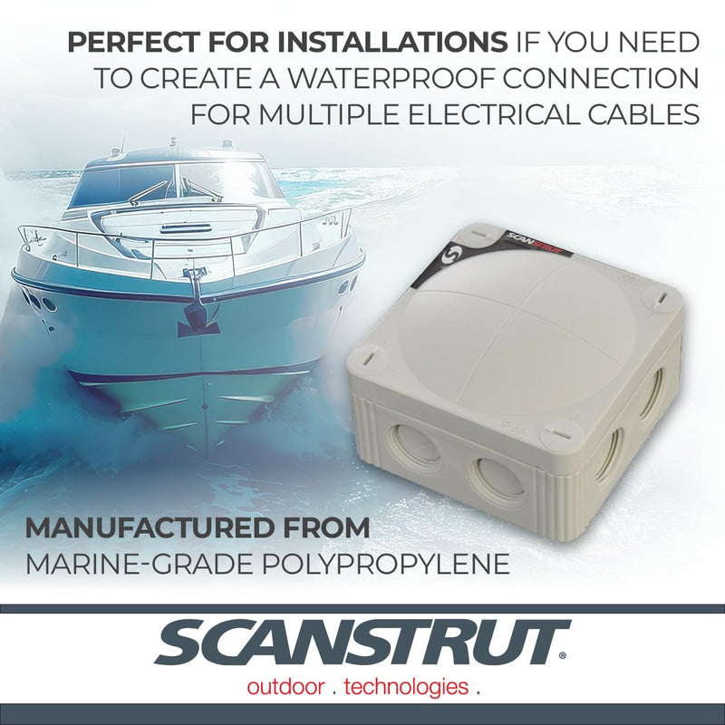 Waterproof Electrical Junction Box SB-8-5 - Scanstrut 5-Way