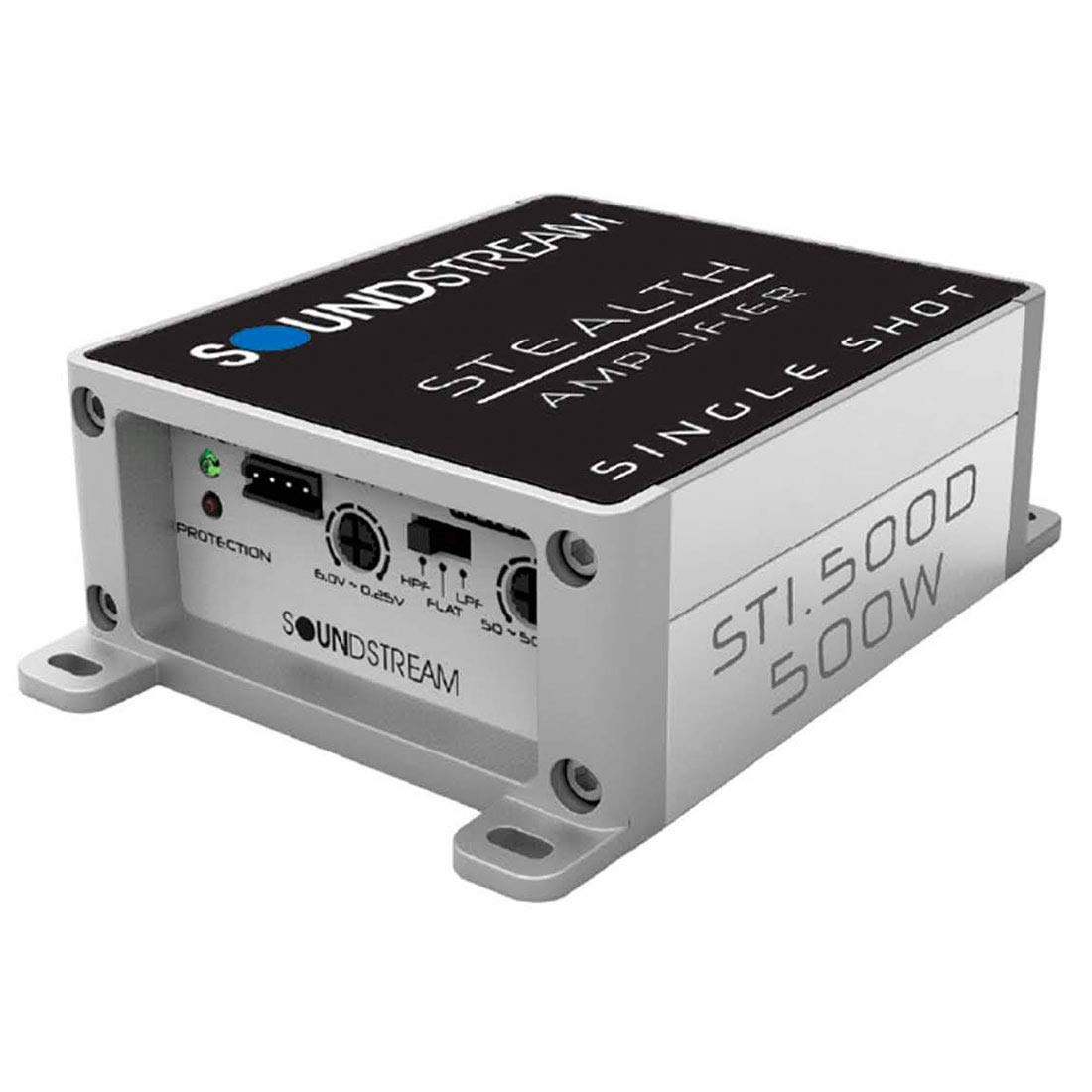 Soundstream Single Shot ST1.500D 150W RMS at 2 Ohms Micro Class D Mono Subwoofer Amplifier 500W Max