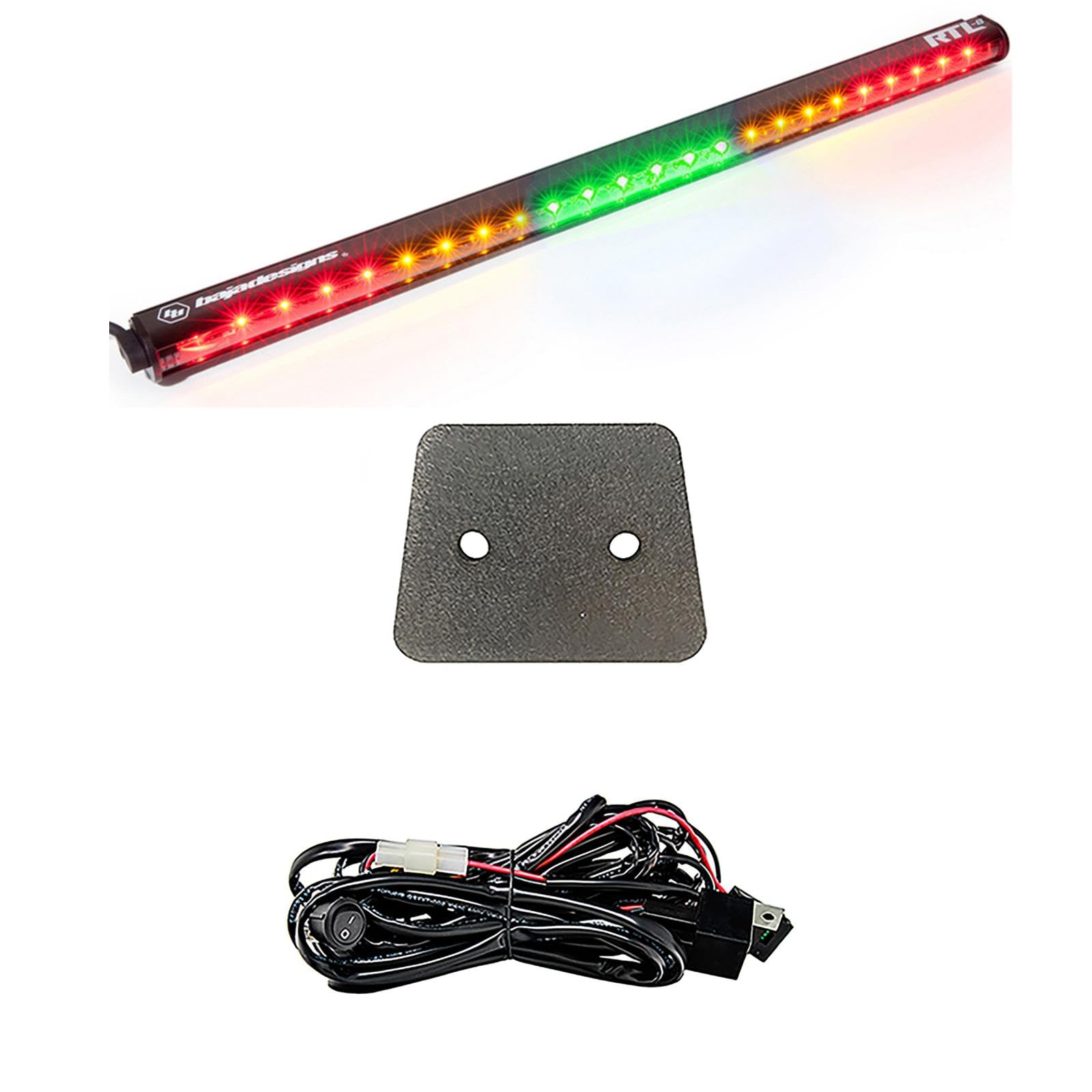 RTL Baja Designs 30-inch LED Bar Rear Light Kit for Honda Talon 2019-21 with 2-Seats UTV (Green; No Turn Signal)