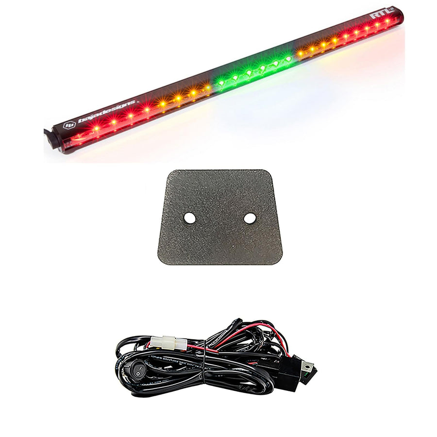 RTL Baja Designs 30-inch LED Bar Rear Light Kit for Honda Talon 2019-21 with 2-Seats UTV (Green; No Turn Signal)