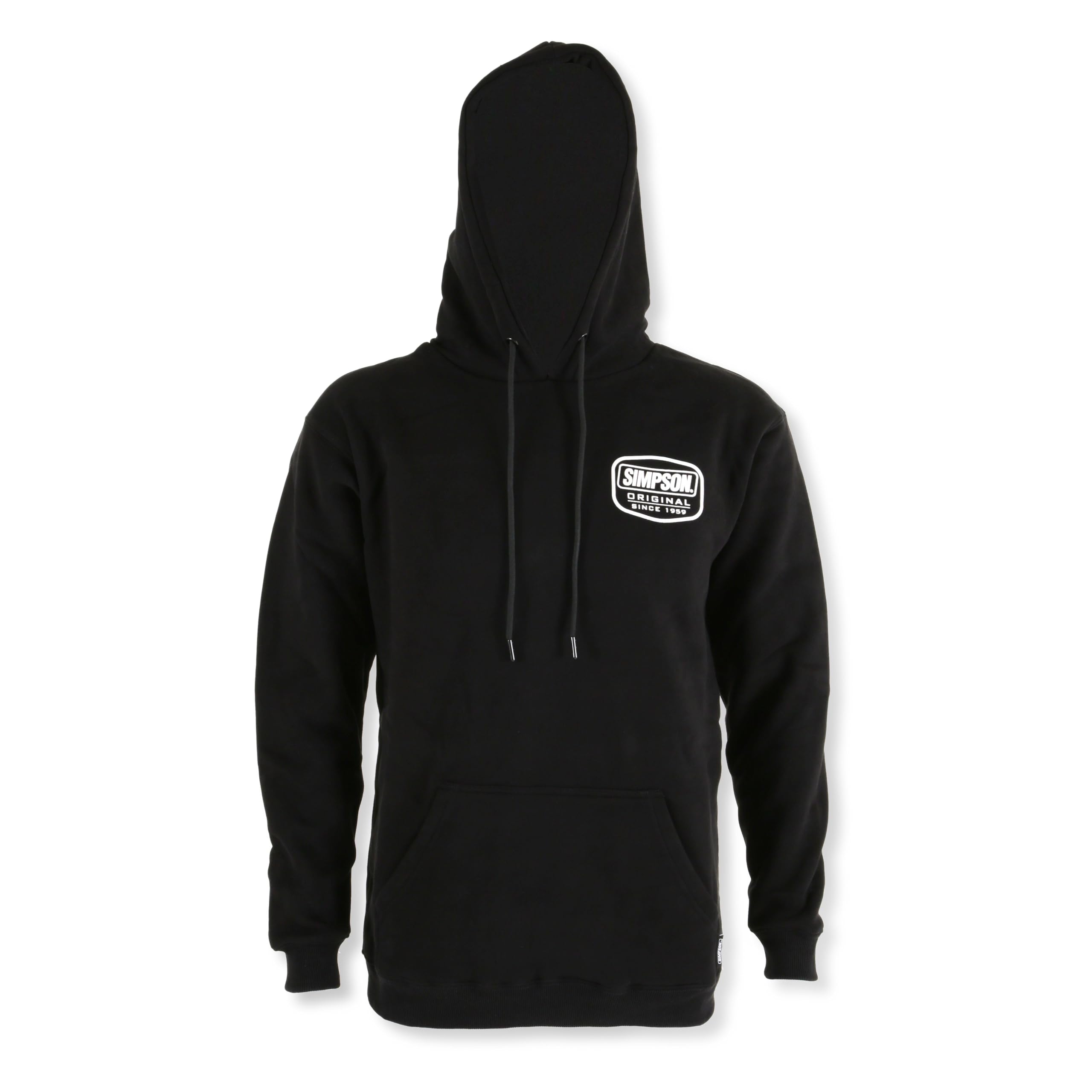 Original Logo Simpson Racing Hoodie - Adult XL - Black - Each