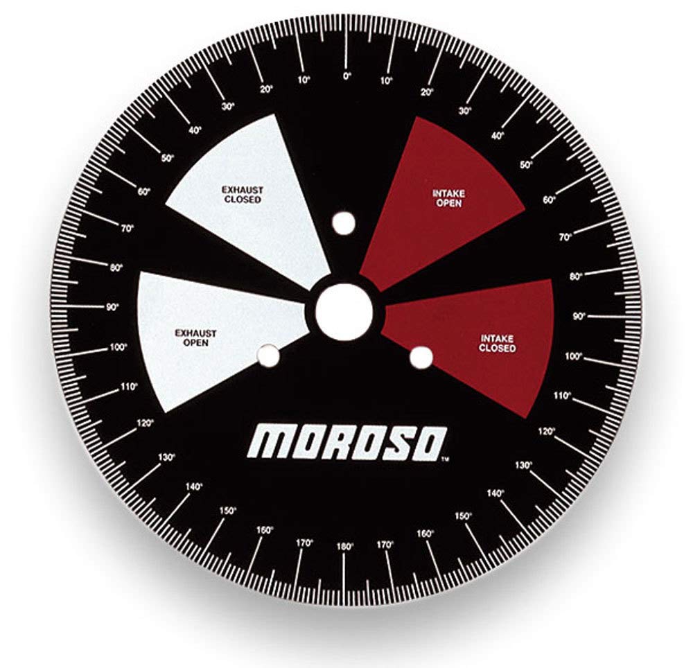 Degree Wheel Moroso, 11 in Diameter, Steel, Black Paint, Each