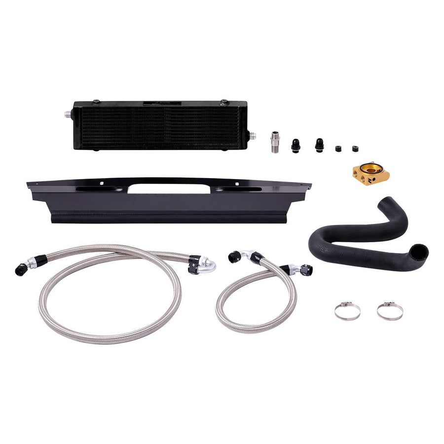 Mishimoto Oil Cooler Kit MMOC-MUS8-15TBK Fits Ford Mustang GT V8 2015+ Black