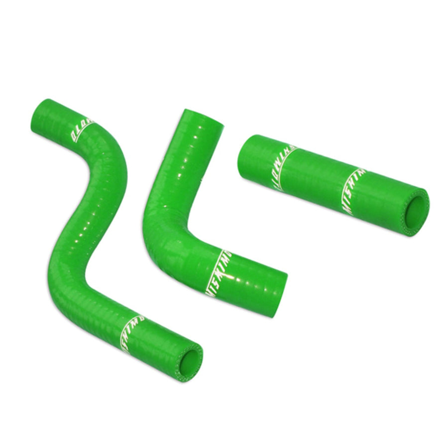 Mishimoto Dirt Bike MMDBH-KX85-98KTGR Silicone Hose Fits Kawasaki KX80 KX85 KX100 1998-2009 Green