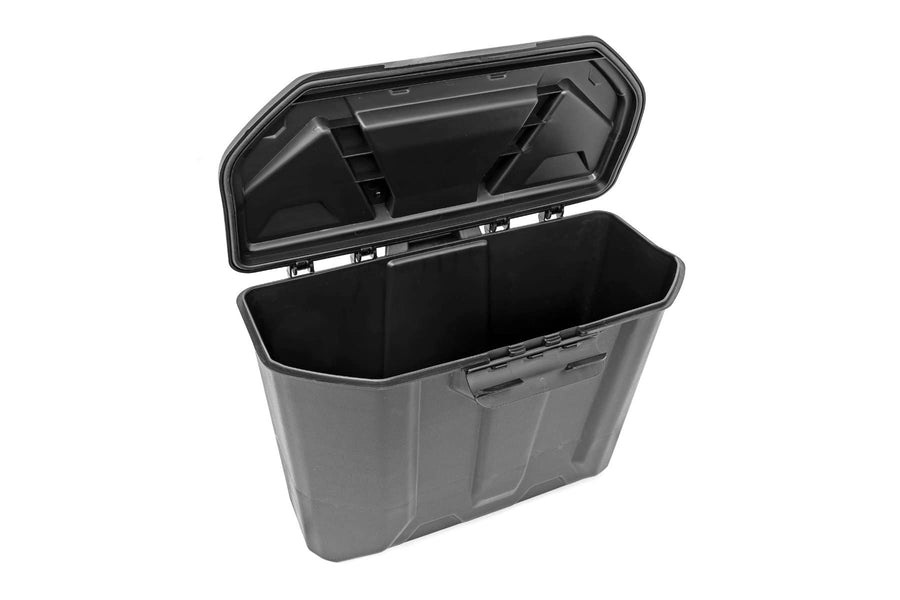 Rough Country Under Seat Storage Box for Can-Am Defender HD5 / HD8 / HD9 / HD10 (2016–2025) - Drop-In Passenger Seat Organizer, Water-Resistant, 3.7-Gallon Storage Capacity