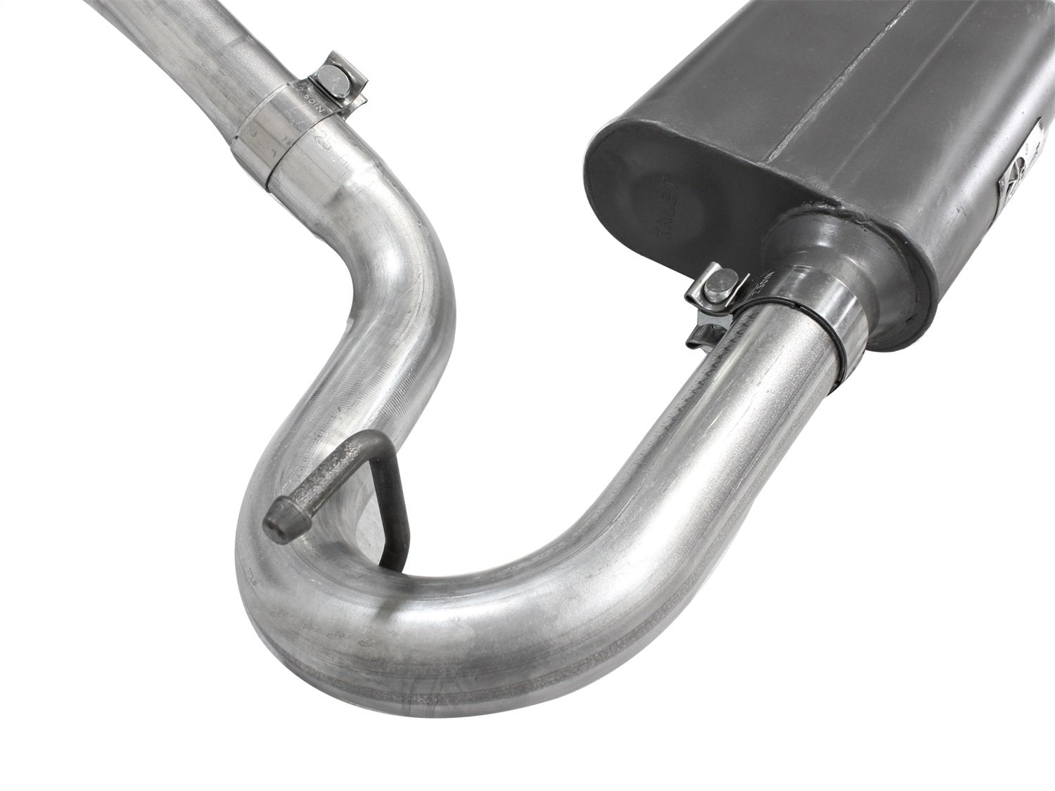 aFe Scorpion (49-08043) 2-1/2" Aluminized Hi-Tuck Cat-Back Exhaust System for Jeep Wrangler JK V6-3.8/3.6L Engine