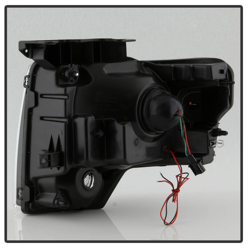 Projector Headlight Xtune PRO-JH-FF15009-LBDRL-BK, 1 Pack