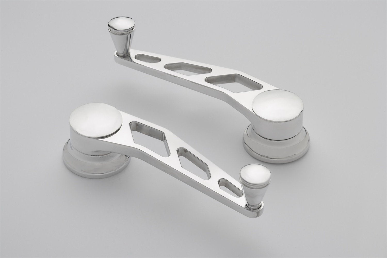 Polished Billet Aluminum Window Crank for GM - Lokar IDH-2013 Pair