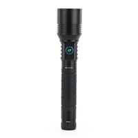 2500 Lumen LUXPRO XP918 Rechargeable Flashlight with LED Power Button - Bright LED Flashlight with USB-C Port