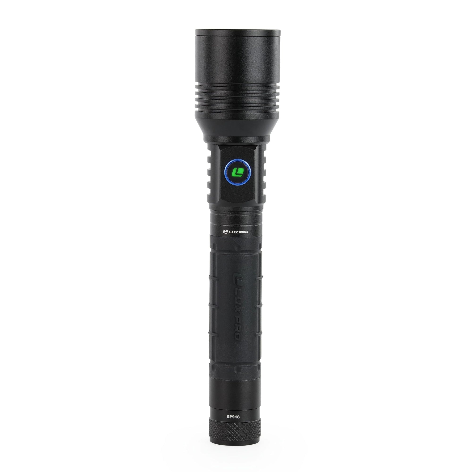 2500 Lumen LUXPRO XP918 Rechargeable Flashlight with LED Power Button - Bright LED Flashlight with USB-C Port