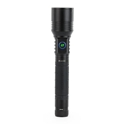 2500 Lumen LUXPRO XP918 Rechargeable Flashlight with LED Power Button - Bright LED Flashlight with USB-C Port