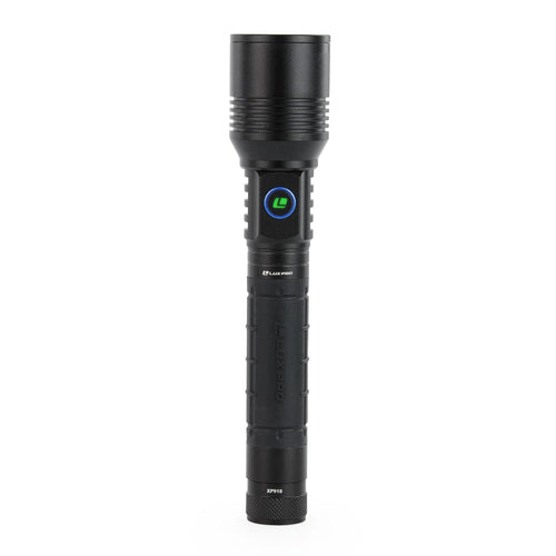 2500 Lumen LUXPRO XP918 Rechargeable Flashlight with LED Power Button - Bright LED Flashlight with USB-C Port