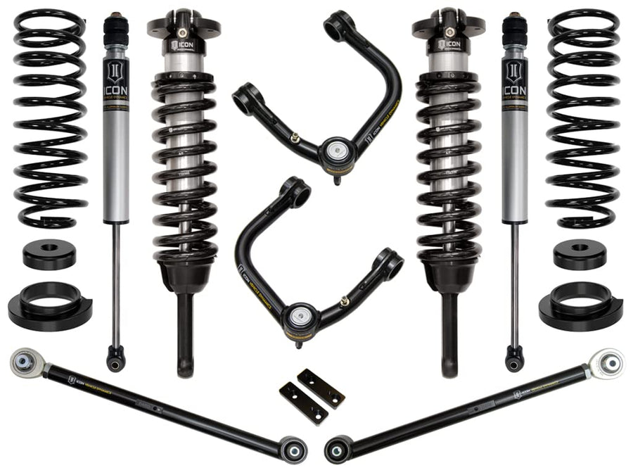 0-3.5" Lift, ICON Stage 3 Suspension System, Tubular UCA, Compatible with 2003-09 Lexus GX470, K53173T