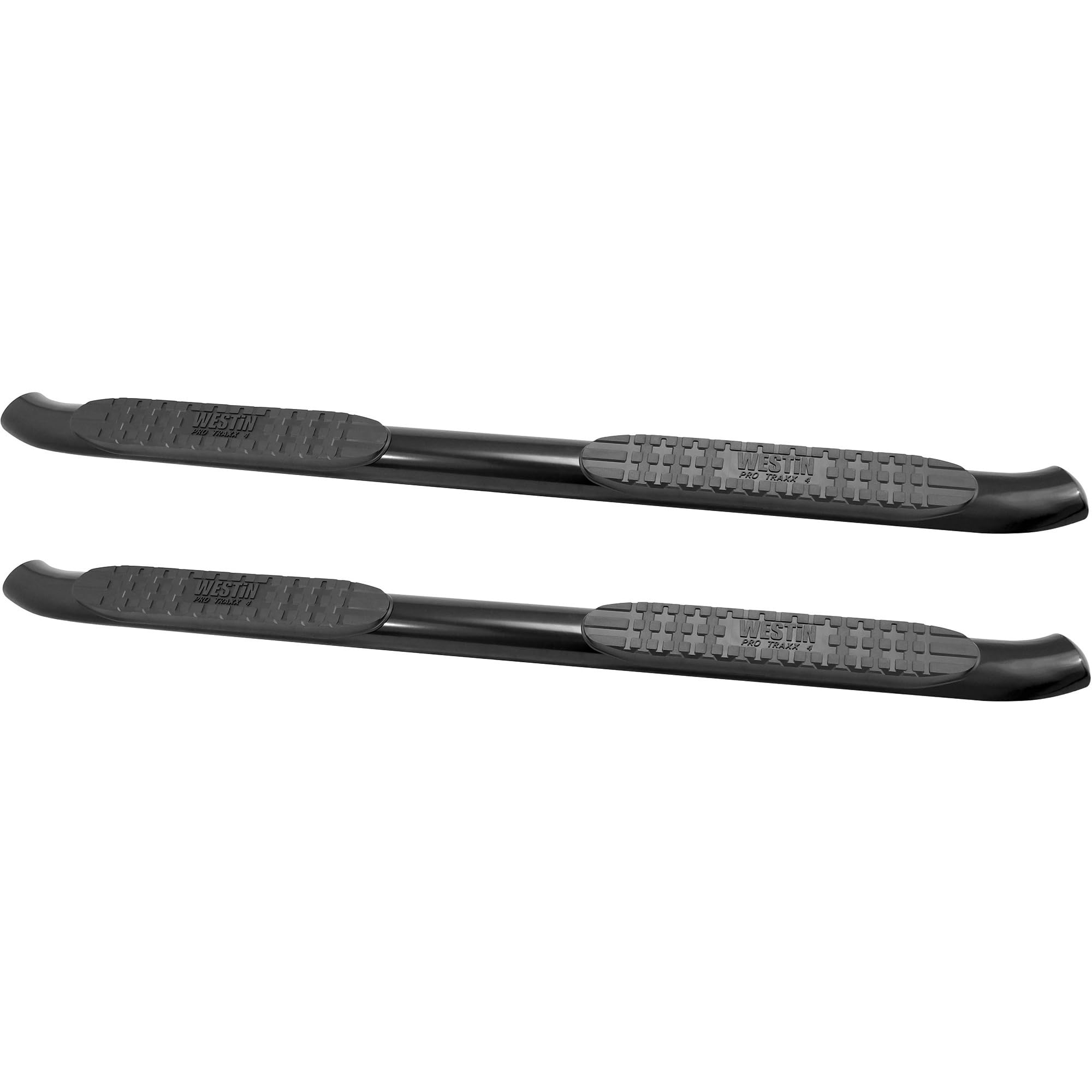 PRO TRAXX 4 Westin Oval Nerf Bars fits 2014-2018 Silverado Sierra 1500 2019 Silverado LD Sierra 1500 Limited 2015-2019 Silverado Sierra 2500 3500 Double Cab Black Pair