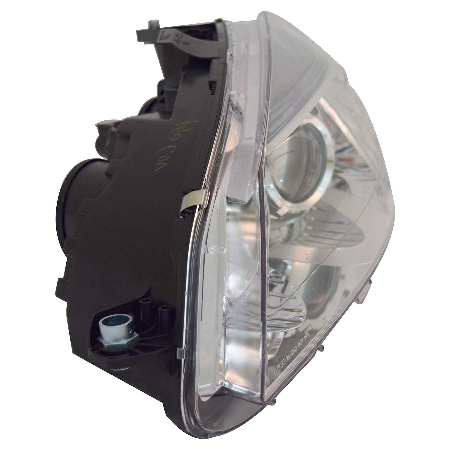 Left TYC Headlight Assembly Compatible with 2008-2011 Mercedes Benz C-Class