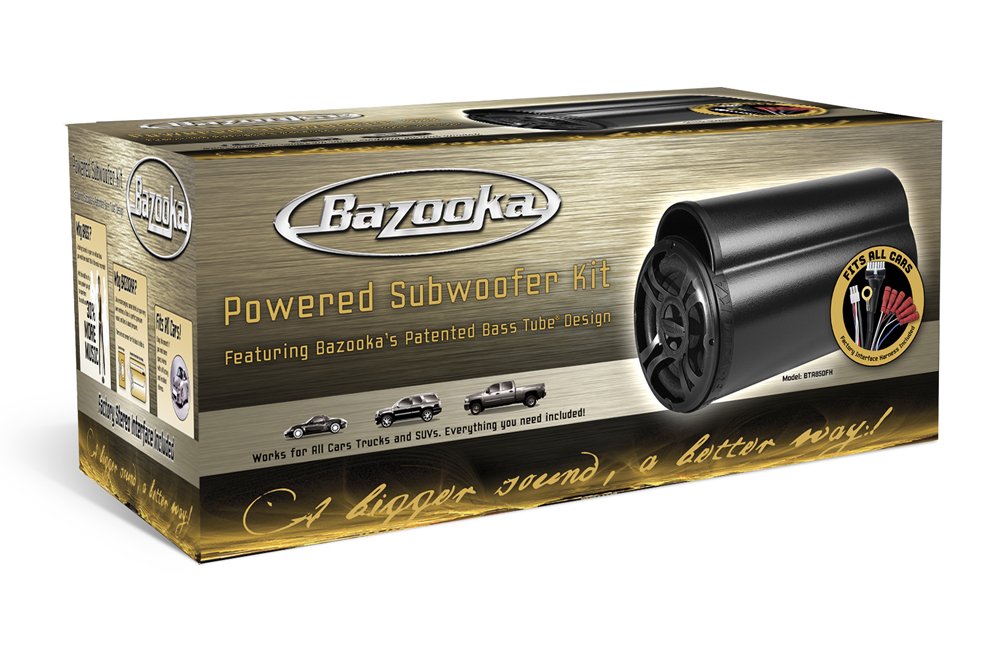BTA10100FHC Bazooka 10-Inch Powered Subwoofer (Black)
