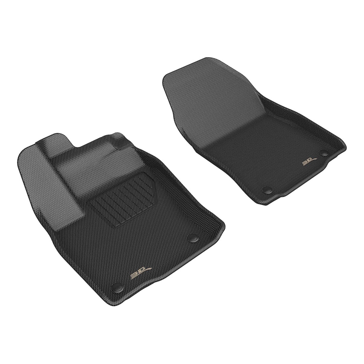 Kagu 3D MAXpider Floor Mat (Black) Compatible with Nissan Kicks 2025-2026 - Front Row
