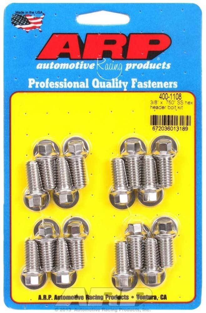Hex Header Bolt Kit 3/8 x .750 SS