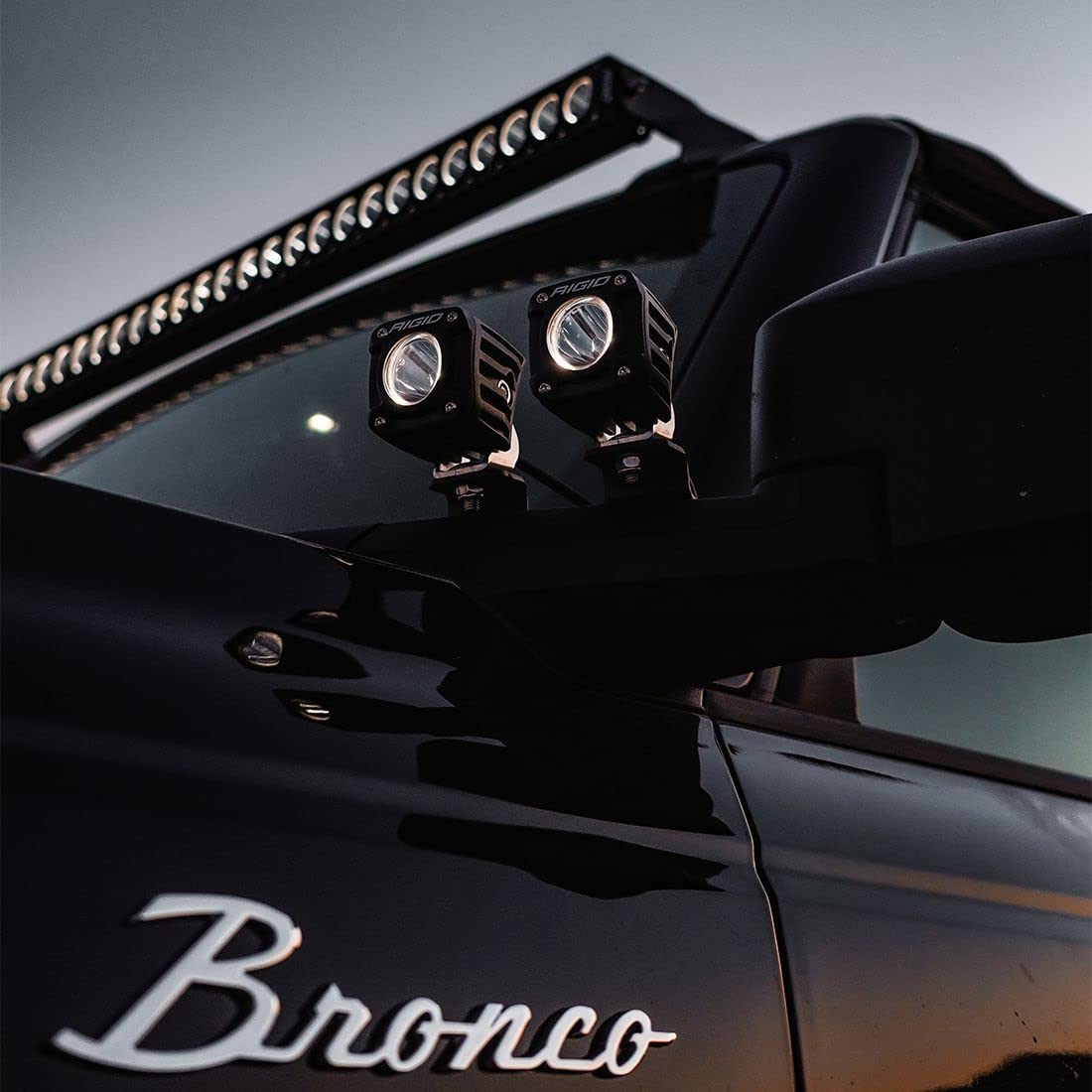 421613 Rigid Revolve 20 Inch LED Light Bar with Amber Backlight