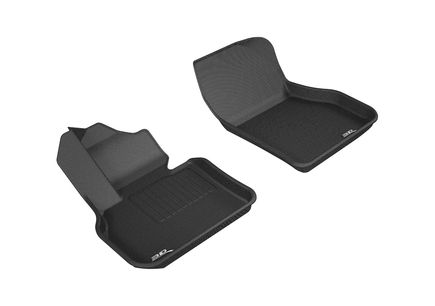 3D MAXpider KAGU Custom Fit Floor Mat (BLACK) Compatible with MINI COUNTRYMAN/S/JCW (F60) 2017-2023 - Front Row