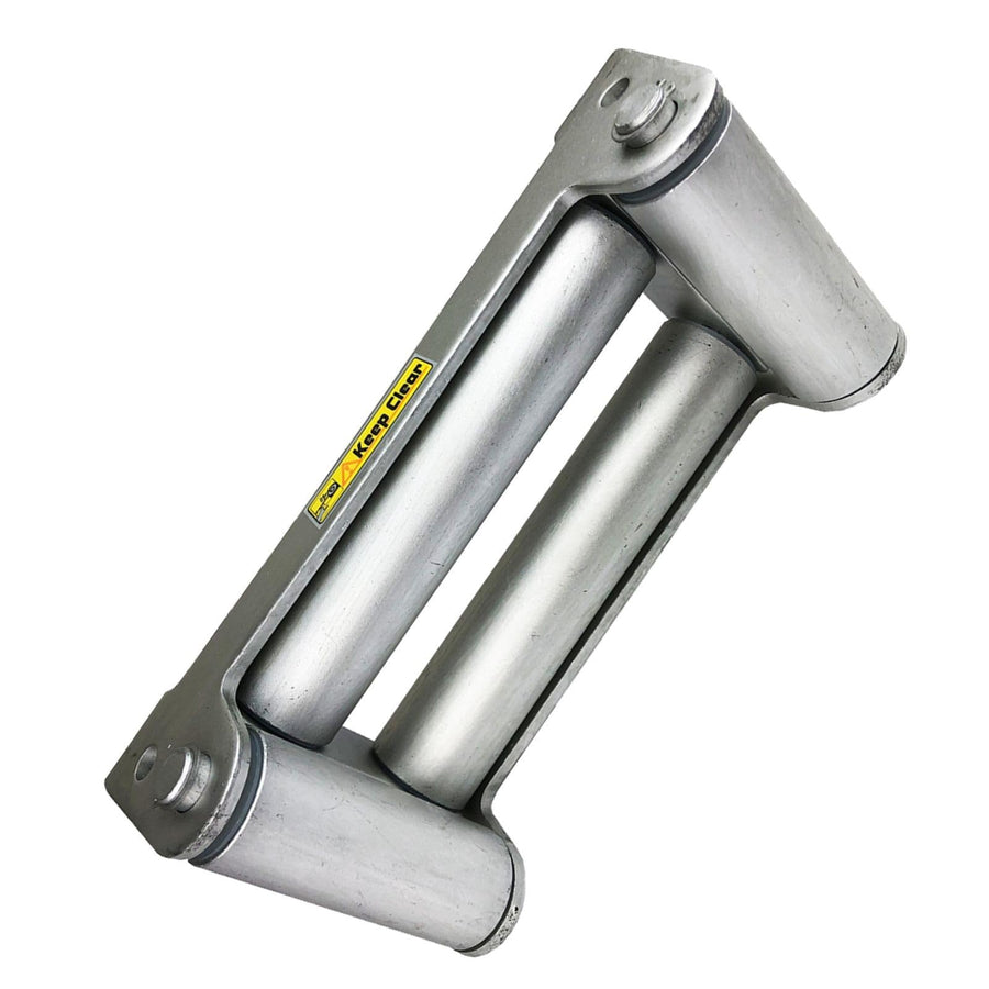 Mile Marker Universal WH-10 Silver Roller Fairlead | Compatible with 8000 - 12,000 Pound Hydraulic Winches and 8000 - 15,000 Pound Electric Winches