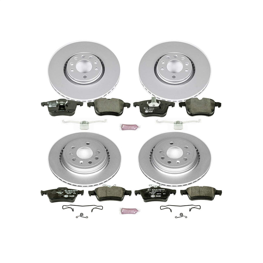 Euro-Stop Brake Kit Power Stop ESK5348 For Saab 9-3 2003-2011 [Model Specific]