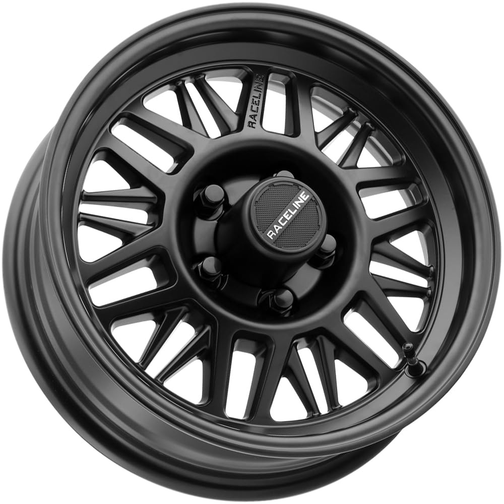 RYNO TR Raceline Wheels SATIN BLACK 15X6 6X5.5