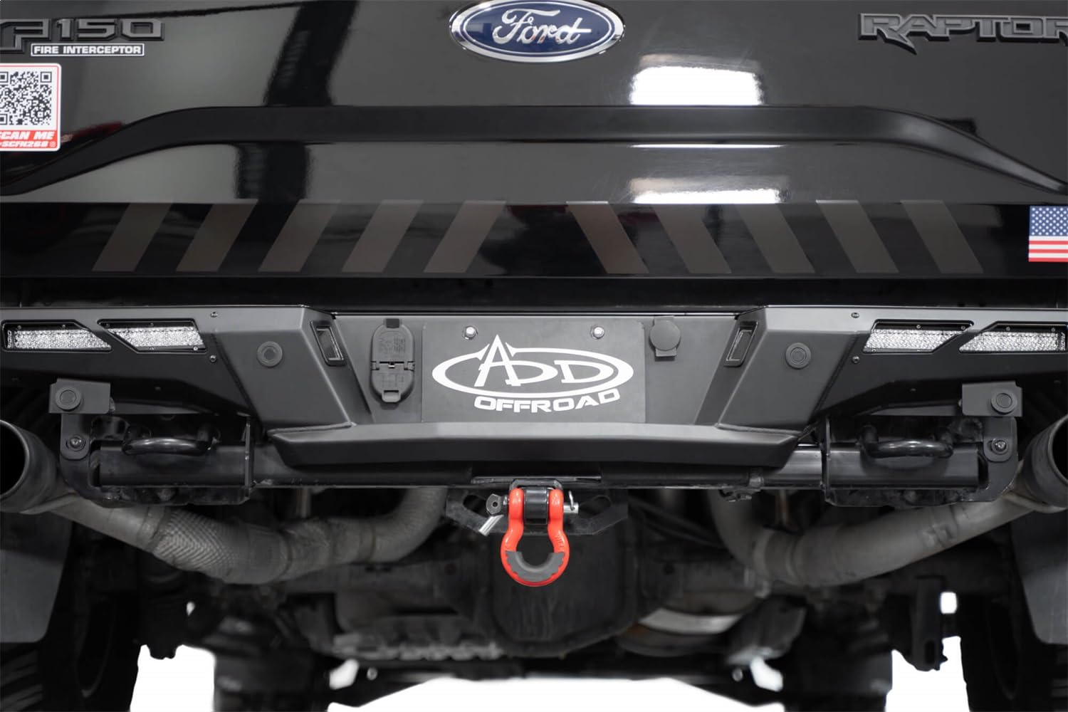 Addictive Desert Designs R110191190103 - Addictive Desert Designs Phantom Rear Bumper Fits 17-20 Compatible with/Replacement for F-150