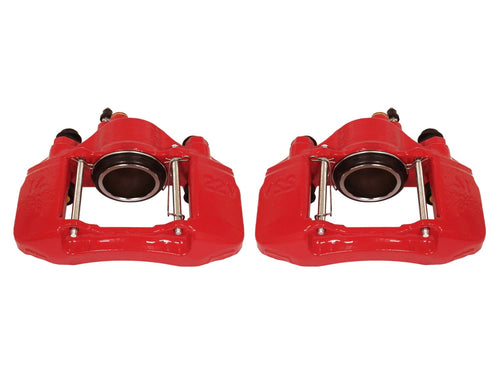 Power Stop S1336A Front Pair of High-Temp Red Powder Coated Calipers For Ford Escort 1991-2003, Mazda MX-3 1992-1995, Mazda Protege 1990-1998, Mercury Tracer 1991-1999 [Model Specific]