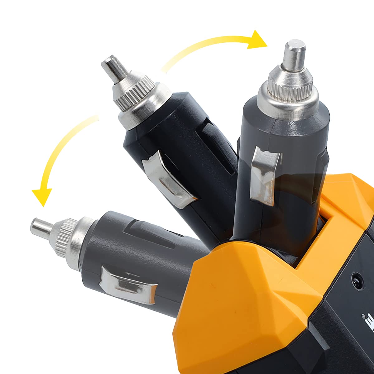 100 Watt PowerDrive PWD100D Inverter 12v DC to 110v AC Converter Car Plug Adapter with 2 Ports