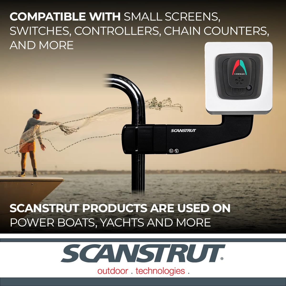Arm Pod ScanPod SPR-1U-AM Uncut for Small Screens, switches and Controllers