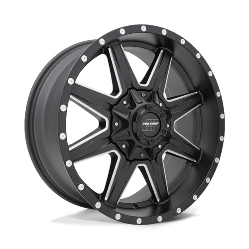 Pro Comp PXA48 Alloys 20X9 8X6.5 S-BLK MILL 0MM - PXA5148-298250