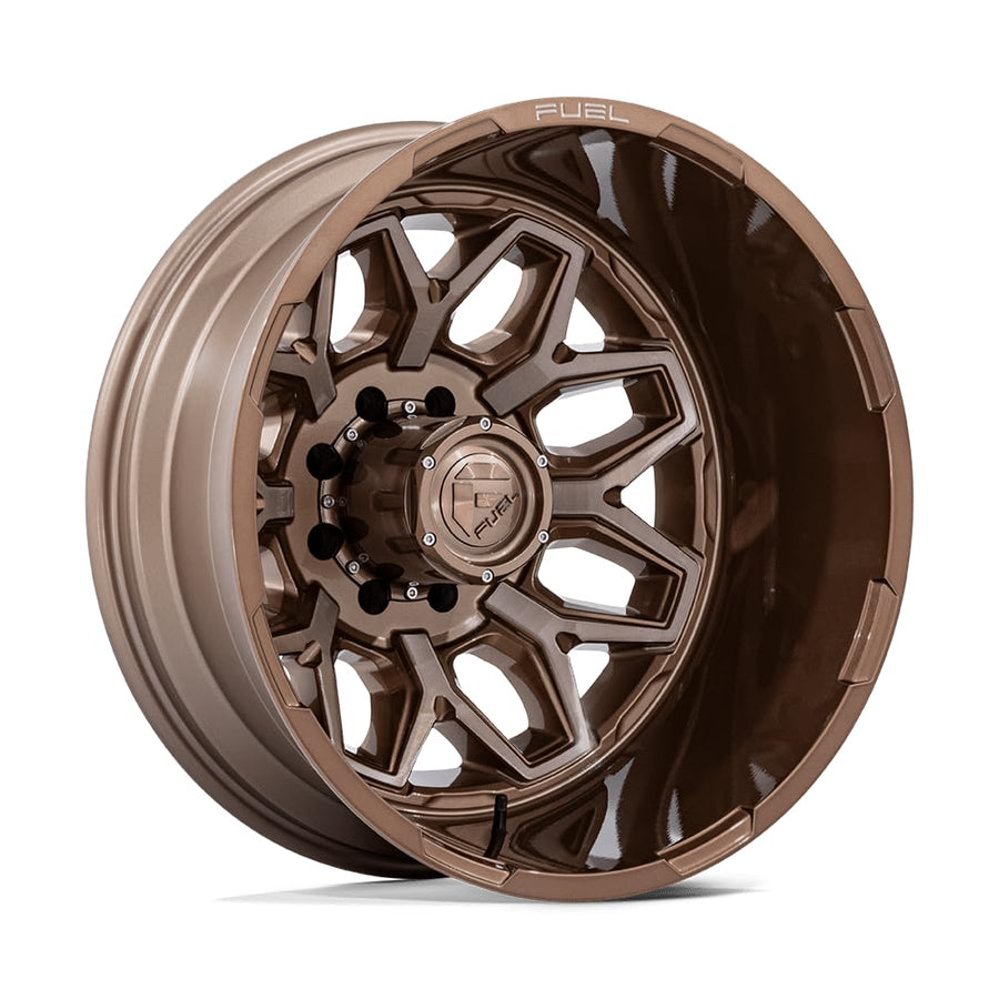 FLUX FUEL OFF-ROAD DUALLY 22X8.25 8X6.5-4.82 -240mm PLATINUM BRONZE - D87622828D35