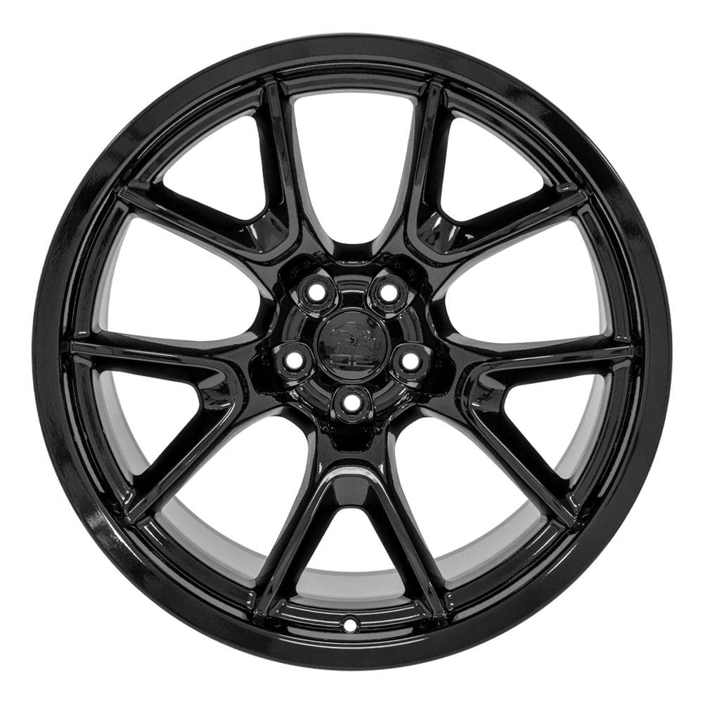 20 Inch OE Wheels DG21 Rim Fits Challenger 50th Anniversary Style 5x115 20x11 Gloss Black - Hollander 10369 (1)