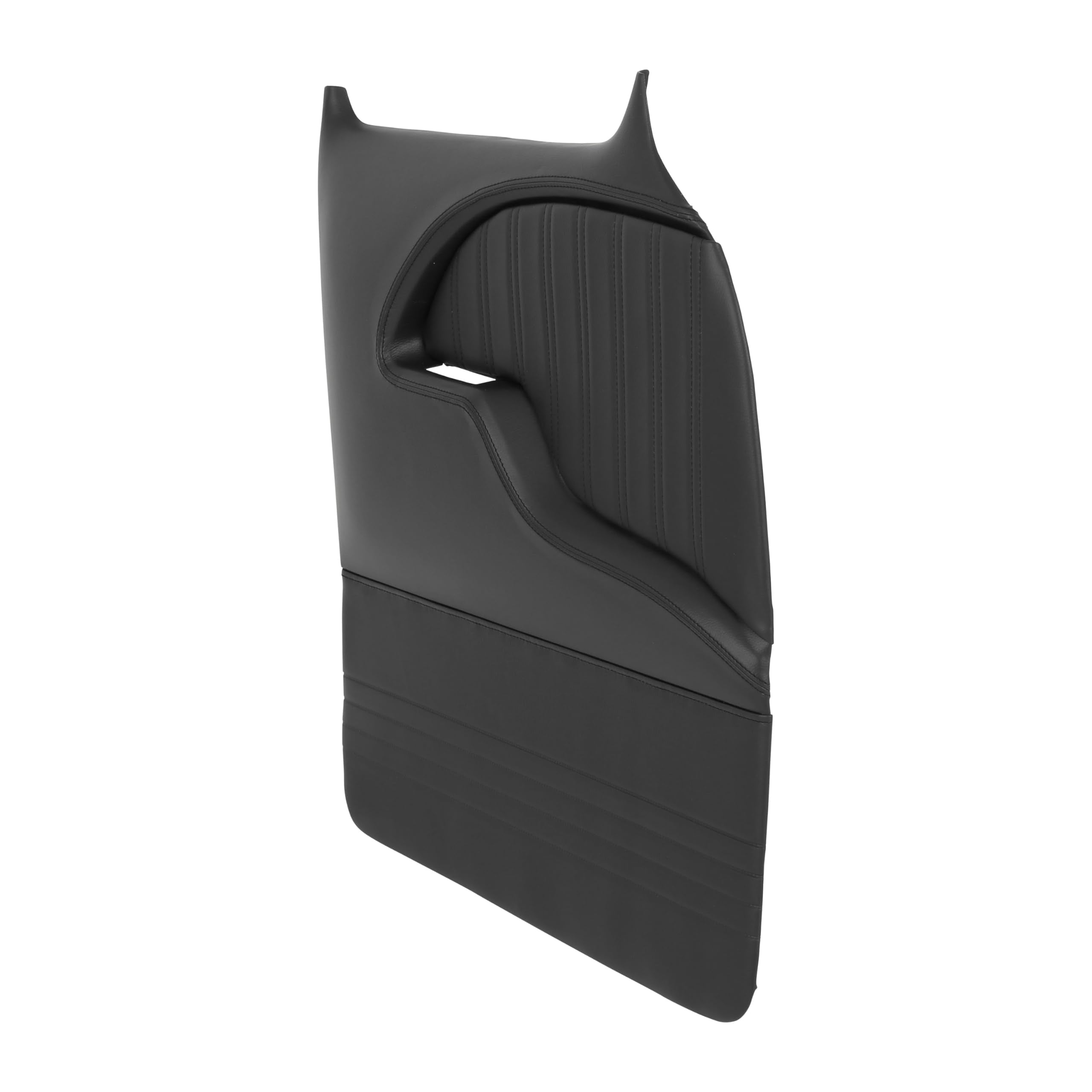 Brothers QDP059MBlack Custom Sport Door Panels - Black/Black Stitching - Pair
