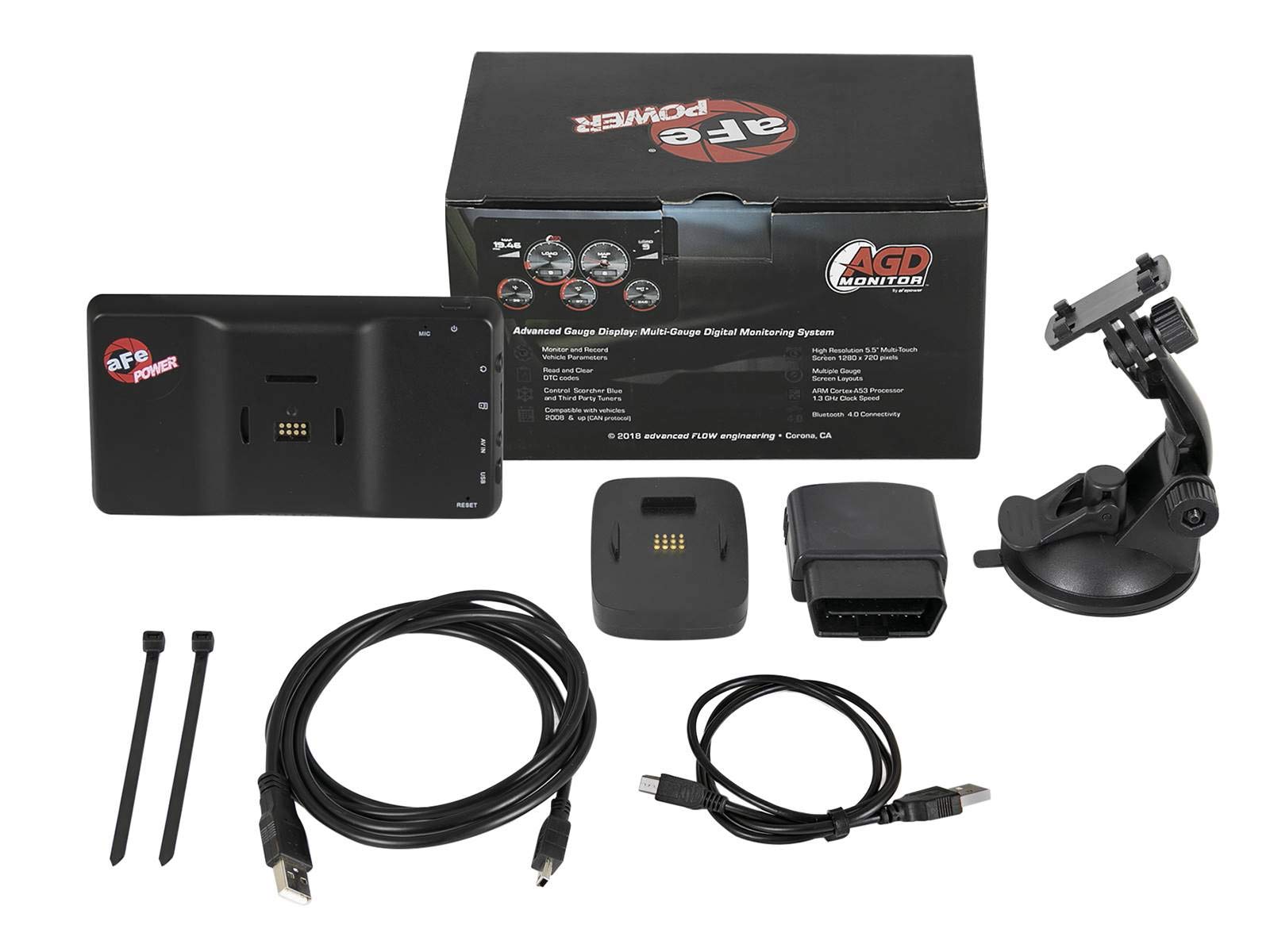 aFe Power AGD 77-91001 Advanced Gauge Display Digital 5-1/2 IN Monitor