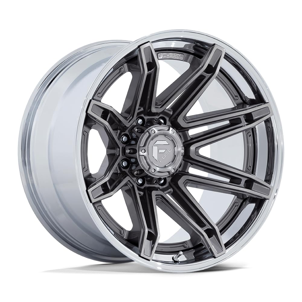 FUEL OFF-ROAD 22X10 FC401 BRAWL 6X135 4.79-18mm PLATINUM WITH CHROME LIP - FC401AP22106318N