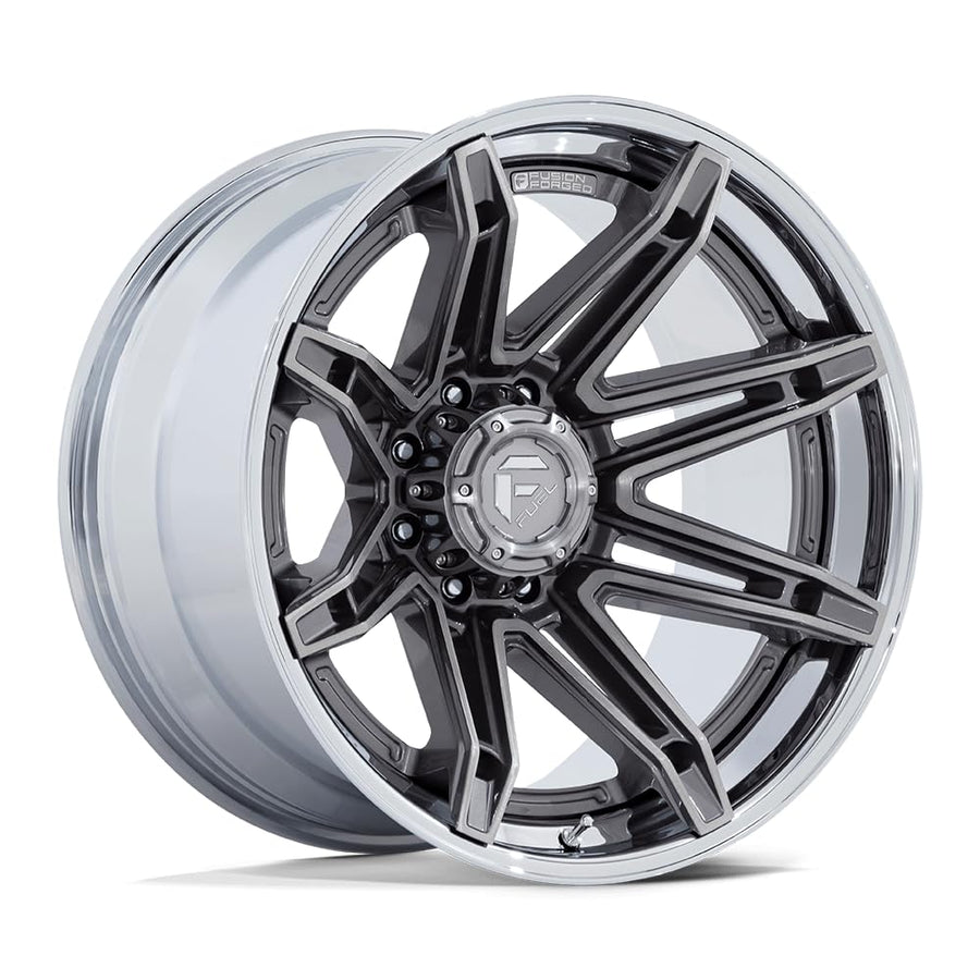 FUEL OFF-ROAD 22X10 FC401 BRAWL 6X135 4.79-18mm PLATINUM WITH CHROME LIP - FC401AP22106318N