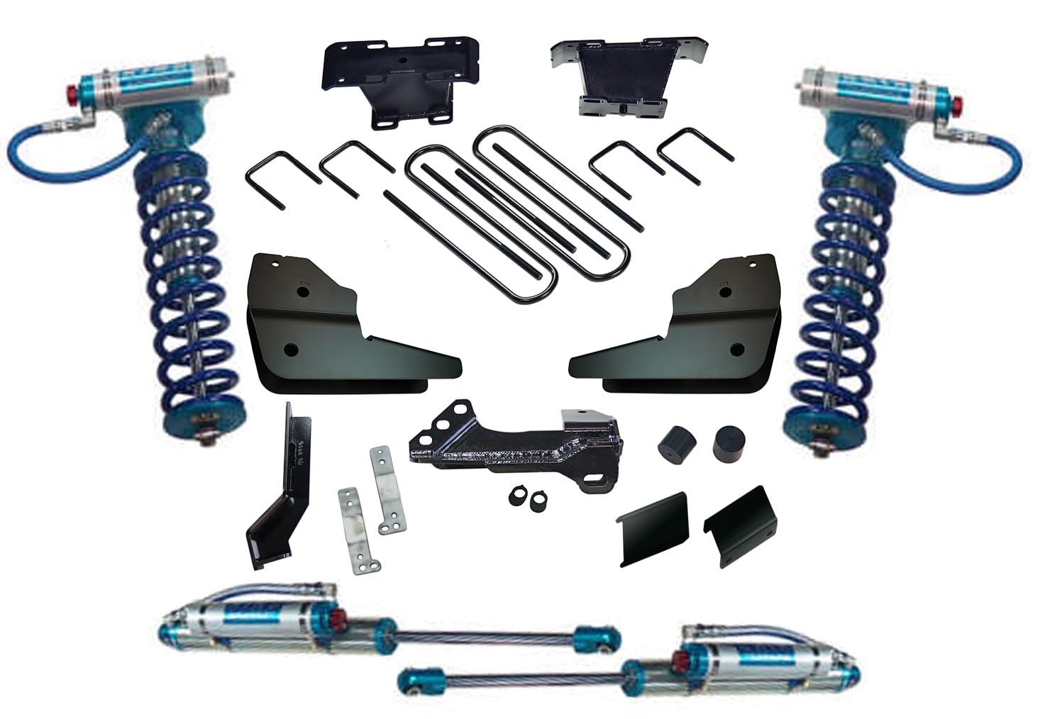 4" Lift Kit SUPERLIFT SUSPENSION for Ford F-250/F-350 | Complete Lift Kit with King 2.0 Coilovers | K1028KG | Fits 2023-2024 Ford F-250/F-350 Super Duty 4WD Doesn't Fit Gas Engines