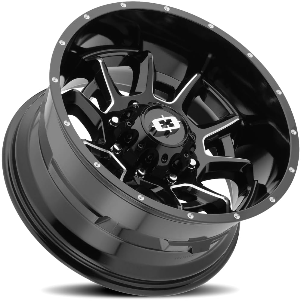 20" Inch VIS-VOR 415 Bomb 5x150 Wheel Rim 20x10-25mm Black Milled