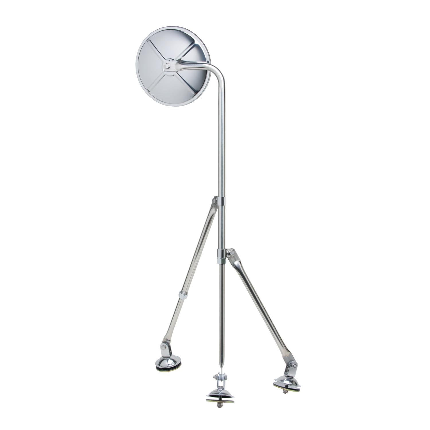 TP10 Fit System Stainless Steel Tripod Assembly Kit with 8-1/2" Convex Mirror
