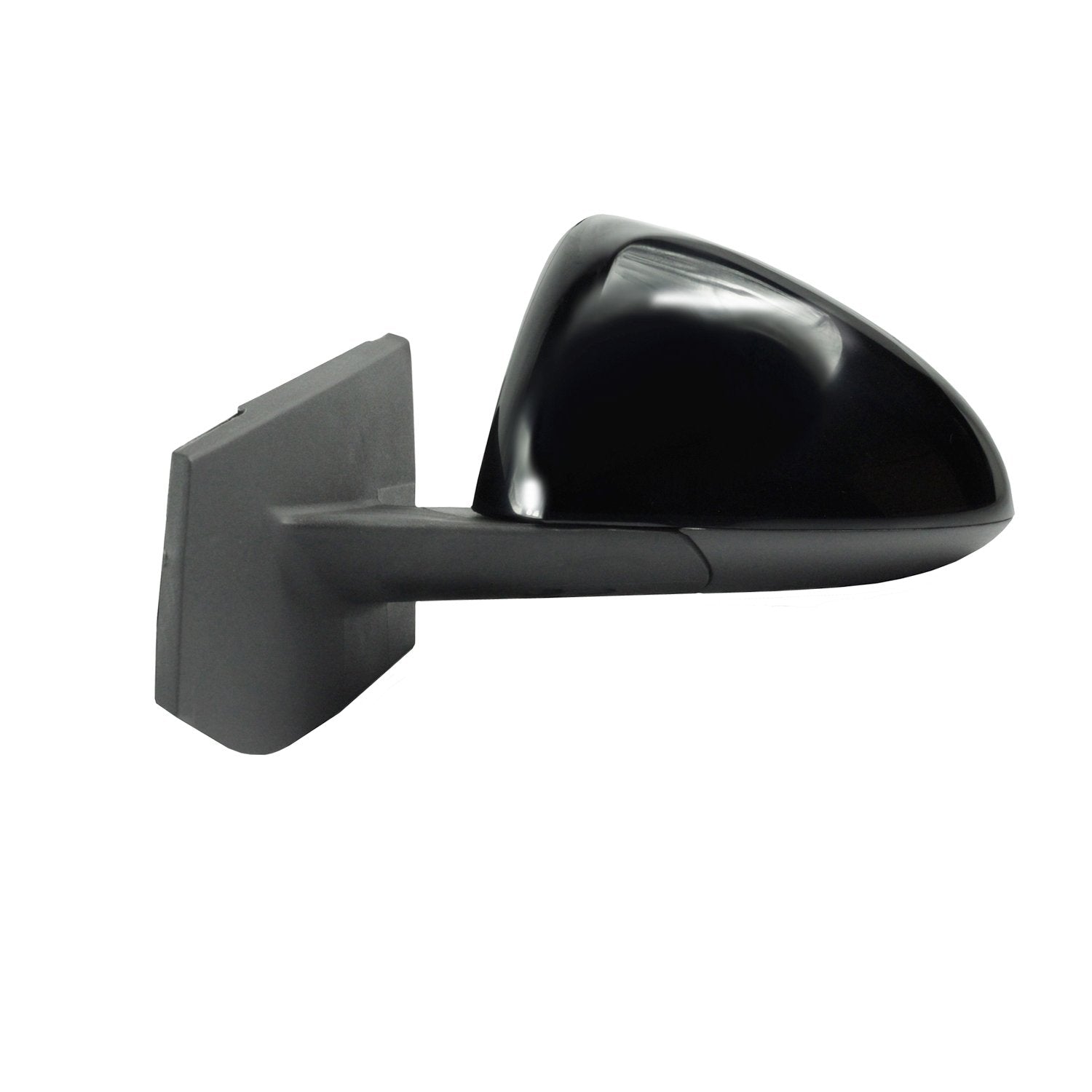 Driver Side Fit System Mirror for Chevrolet Spark LS, LT Model, Textured Black w/PTM Cover, Foldaway, Power